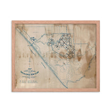 Load image into Gallery viewer, Rare 1919 Bolsa Chica Gun Club Lakes and Blinds Map