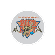 Load image into Gallery viewer, Oceanview Arcade Huntington Beach Pier Rat Sticker