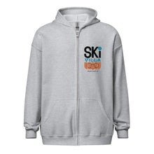 Load image into Gallery viewer, Ski Villa Orange County Uni-Sex Zippered Hoodie