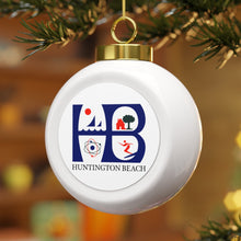 Load image into Gallery viewer, Huntington Beach Quad Christmas Ball Ornament