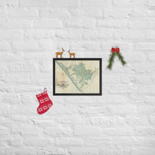 Load image into Gallery viewer, 1910 Bolsa Chica Gun Club Framed Map