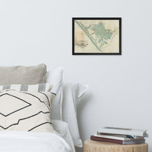 Load image into Gallery viewer, 1910 Bolsa Chica Gun Club Framed Map