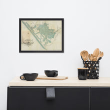 Load image into Gallery viewer, 1910 Bolsa Chica Gun Club Framed Map