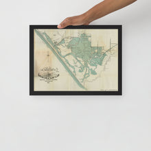 Load image into Gallery viewer, 1910 Bolsa Chica Gun Club Framed Map