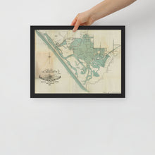 Load image into Gallery viewer, 1910 Bolsa Chica Gun Club Framed Map