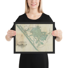 Load image into Gallery viewer, 1910 Bolsa Chica Gun Club Framed Map