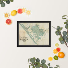 Load image into Gallery viewer, 1910 Bolsa Chica Gun Club Framed Map