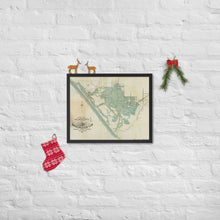 Load image into Gallery viewer, 1910 Bolsa Chica Gun Club Framed Map