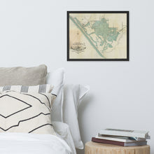 Load image into Gallery viewer, 1910 Bolsa Chica Gun Club Framed Map