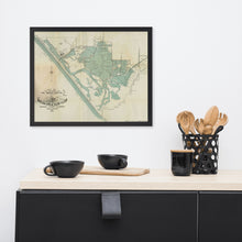 Load image into Gallery viewer, 1910 Bolsa Chica Gun Club Framed Map