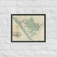 Load image into Gallery viewer, 1910 Bolsa Chica Gun Club Framed Map