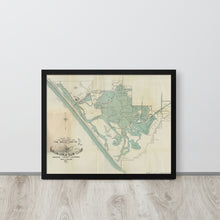 Load image into Gallery viewer, 1910 Bolsa Chica Gun Club Framed Map
