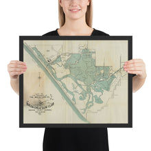 Load image into Gallery viewer, 1910 Bolsa Chica Gun Club Framed Map
