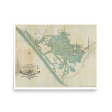 Load image into Gallery viewer, 1910 Bolsa Chica Gun Club Map Poster