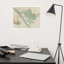 Load image into Gallery viewer, 1910 Bolsa Chica Gun Club Map Poster