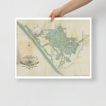 Load image into Gallery viewer, 1910 Bolsa Chica Gun Club Map Poster