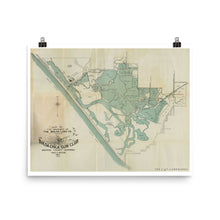 Load image into Gallery viewer, 1910 Bolsa Chica Gun Club Map Poster