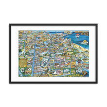 Load image into Gallery viewer, Totally 80's Huntington Beach Poster in Frame