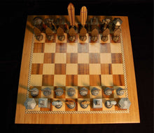 Load image into Gallery viewer, Surfers' Chess Set "Surf City Edition" by Dave C Reynolds