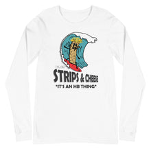 Load image into Gallery viewer, Strips and Cheese HB Surfer Unisex Long Sleeve Tee