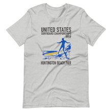 Load image into Gallery viewer, 1959 United States Surfboard Championships Short-Sleeve Unisex T-Shirt