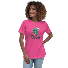 Load image into Gallery viewer, Strips and Cheese Women's Relaxed T-Shirt
