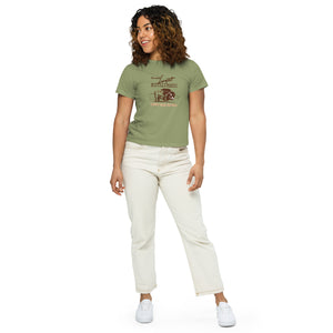Buffalo Ranch Newport Beach Women’s High-Waisted T-shirt