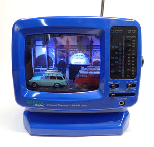 "Last Night at the Bear" Vintage Mini TV Golden Bear Diorama by Dave C Reynolds