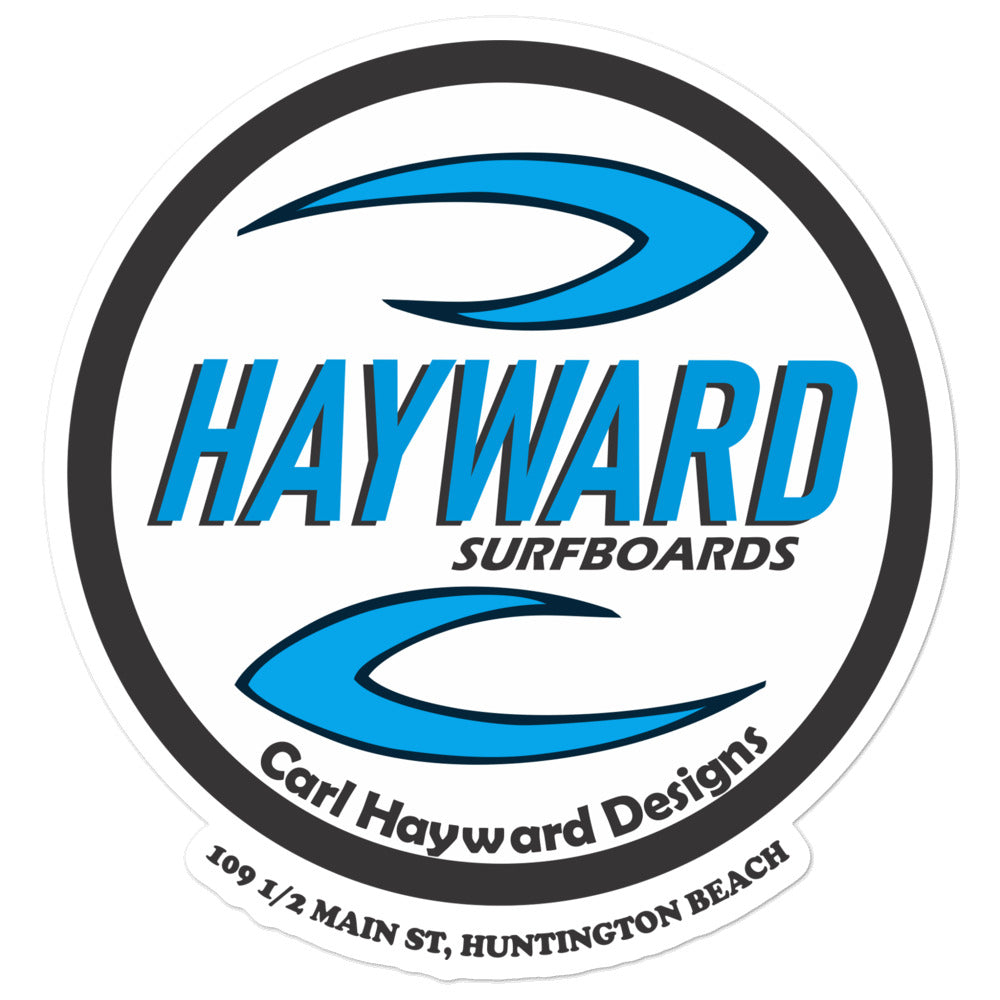 Carl Hayward Surfboards Huntington Beach Sticker