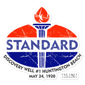 Standard Oil Discovery Well Sticker
