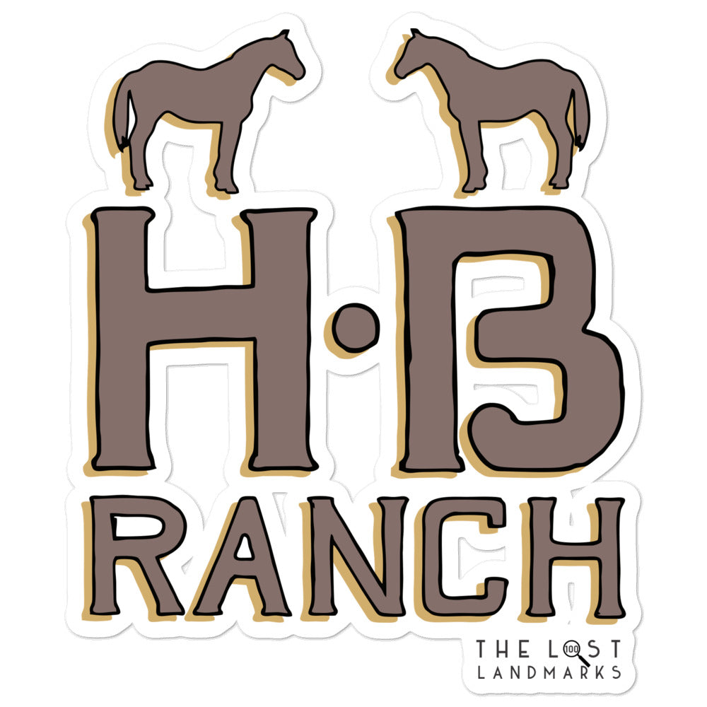 HB Ranch Sticker – The Lost Landmarks