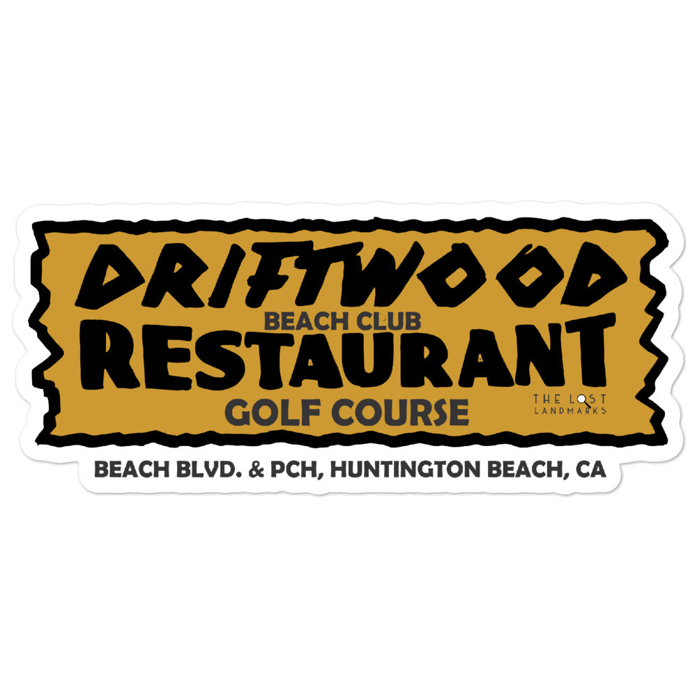 Driftwood Golf Course Bubble-free stickers