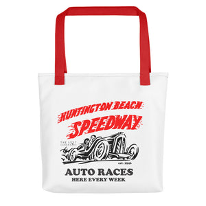 Huntington Beach Speedway Tote bag