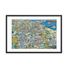 Load image into Gallery viewer, Totally 80&#39;s Huntington Beach Poster in Frame
