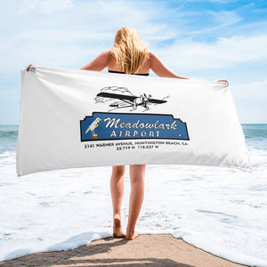 Meadowlark Airport Beach Towel