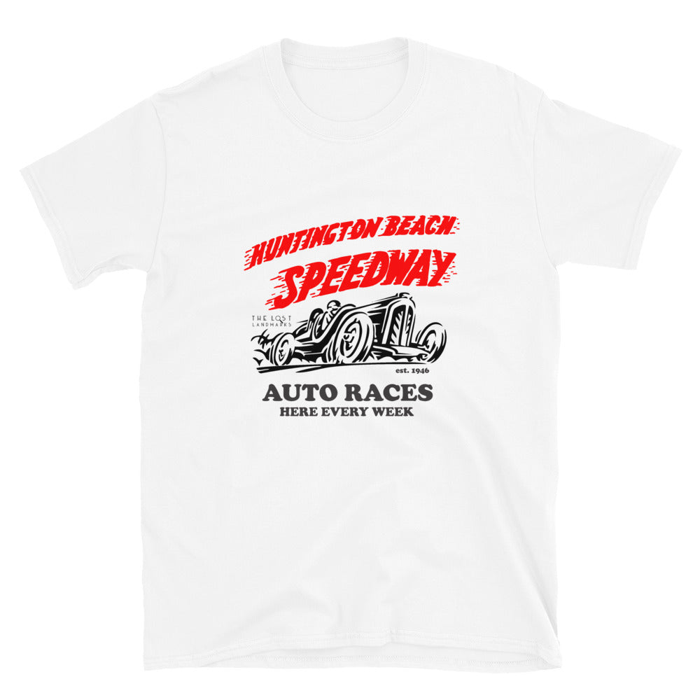 Huntington Beach Speedway Short-Sleeve Unisex T-Shirt