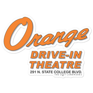 Orange Drive-In Sticker