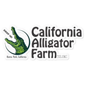 California Alligator Farm Bubble-free stickers