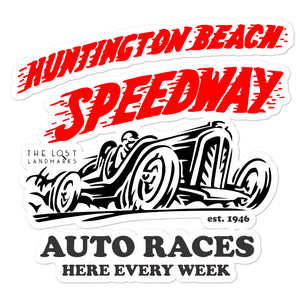 Huntington Beach Speedway Bubble-free stickers