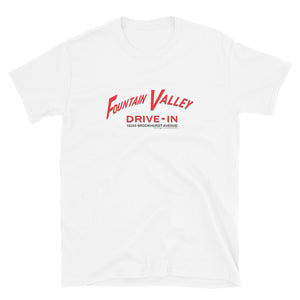 Fountain Valley Drive-In Super Soft Short-Sleeve Unisex T-Shirt