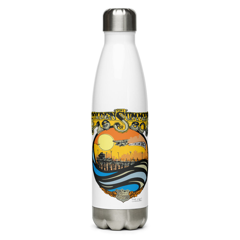 The Golden Summer of 1980 Stainless Steel Water Bottle