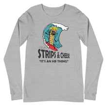 Load image into Gallery viewer, Strips and Cheese HB Surfer Unisex Long Sleeve Tee
