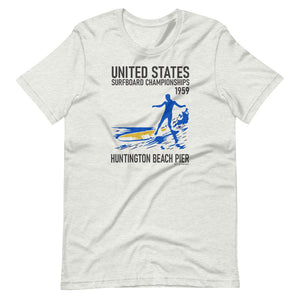 1959 United States Surfboard Championships Short-Sleeve Unisex T-Shirt