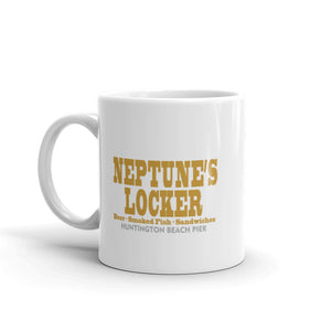 Neptune's Locker Huntington Beach Pier Coffee Mug