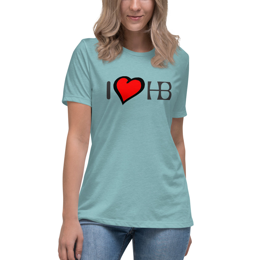 I Love HB Super Soft Women's Relaxed T-Shirt
