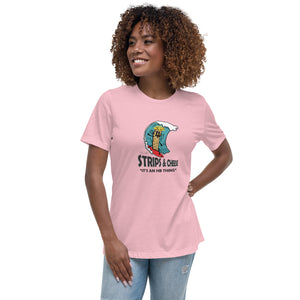 Strips and Cheese Women's Relaxed T-Shirt